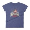 We Will Never Forget Memorial Day American Flag Women's T-Shirt - Image 6