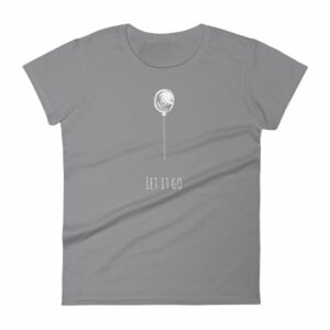Let It Go Single Balloon Mindfulness Women's T-Shirt - Image 5
