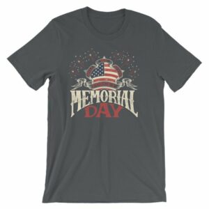 We Will Never Forget Memorial Day American Flag T-Shirt - Image 6