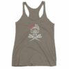 Hairdresser Skull Scissors and Bow Zentangle Style Women's tank top - Image 6