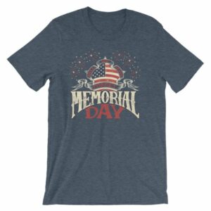 We Will Never Forget Memorial Day American Flag T-Shirt - Image 10