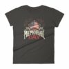 We Will Never Forget Memorial Day American Flag Women's T-Shirt - Image 2