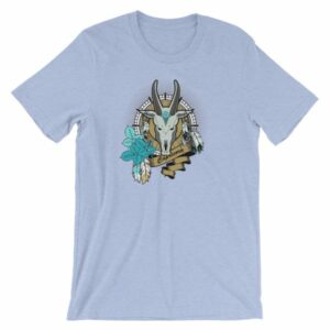 Capricorn Zodiac Symbol Sea Goat Head Astrology T-Shirt - Image 14