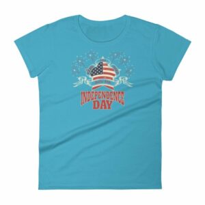 Celebrate Independence Day Patriotic July 4th Women's T-Shirt - Image 11