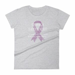 Fibromyalgia Is A Pain In The Butt! Awareness Women's T-Shirt - Image 7