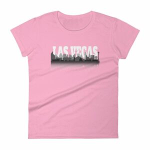 Las Vegas City of Sin Skyline and Reflection Women's T-Shirt - Image 13
