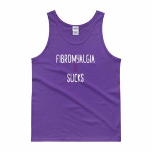 Fibromyalgia Sucks Chronic Illness Awareness Snarky Tank Top - Image 3