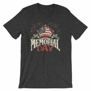 We Will Never Forget Memorial Day American Flag T-Shirt - Image 8