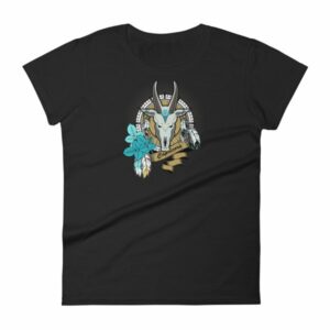 Capricorn Zodiac Symbol Sea Goat Head Astrology Women's T-Shirt - Image 2
