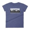 Houston The City With No Limits Skyline Silhouette Women's T-Shirt - Image 6