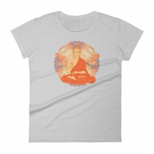 Siddhartha Gautama Buddha Meditating Buddhism Women's T-Shirt - Image 11