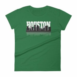 Houston The City With No Limits Skyline Silhouette Women's T-Shirt - Image 8