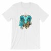 Aries Zodiac Symbol Rams Head Astrology T-Shirt - Image 2