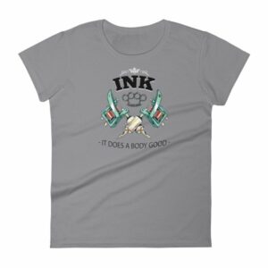 Ink It Does A Body Good Tattoo Lovers Women's T-Shirt - Image 6
