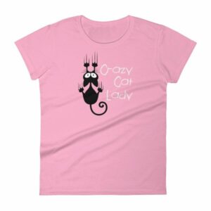 Crazy Cat Lady Cat Lovers Funny Women's T-Shirt - Image 7