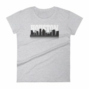 Houston The City With No Limits Skyline Silhouette Women's T-Shirt - Image 7