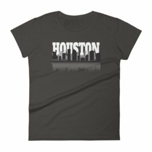 Houston The City With No Limits Skyline Silhouette Women's T-Shirt - Image 2