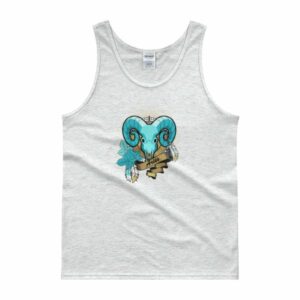 Aries Zodiac Symbol Rams Head Astrology Tank top - Image 7