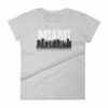 Miami Florida Skyline Silhouette and Reflection Women's T-Shirt - Image 7