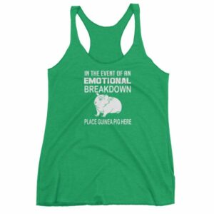 In Case of Emotional Breakdown Place Guinea Pig Here Women's tank top - Image 10