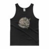 Surfing T-Rex Cool Surfing Dinosaur Tank top