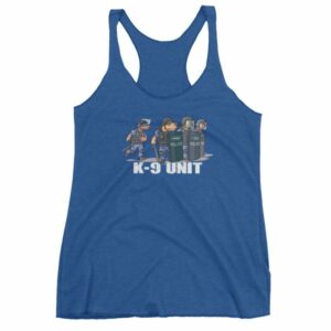 Police K9 Unit Sheepdog LEO Police Dog Funny Women's tank top - Image 9