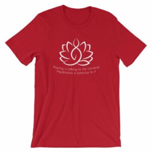 Prayer Is Talking To The Universe, Meditation is Listening T-Shirt - Image 14