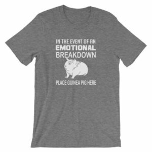 In Case of Emotional Breakdown Place Guinea Pig Here T Shirt - Image 11