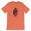 Never Fearful Heart Hand Grenade Retro Art T-Shirt - Image 13