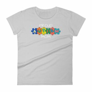Proud Autism Mom Autism Awareness Women's T-Shirt - Image 11