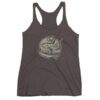 Surfing T-Rex Cool Surfing Dinosaur Women's tank top - Image 2