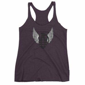 Grenade and Wings - Vintage Pineapple Hand Grenade Women's tank top - Image 5