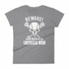 Beware Serious Lacrosse Mom Lacrosse Lovers Women's T-Shirt - Image 5