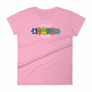 Proud Autism Mom Autism Awareness Women's T-Shirt - Image 14
