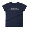 It Wasn't Me. It Was My Evil Twin Funny Women's T-Shirt - Image 4