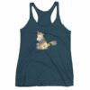 Cute Unicorn Farting Rainbow Clouds Funny Unicorn Women's tank top - Image 3