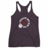 I Teach My Kids To Hit and Steal Baseball Mom Dad Women's tank top - Image 8