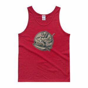 Surfing T-Rex Cool Surfing Dinosaur Tank top - Image 8