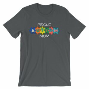 Proud Autism Mom Autism Awareness T-Shirt - Image 4