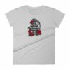 Grenade and Roses - Vintage Hand Grenade Tattoo Art Women's T-Shirt - Image 11
