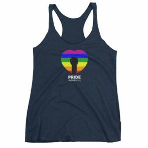 LGBT Pride Love Wins Rainbow Heart Pride Month Awareness Women's tank top - Image 5