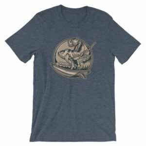 Surfing T-Rex Cool Surfing Dinosaur T-Shirt - Image 8