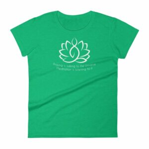 Prayer Is Talking To The Universe, Meditation is Listening Women's T-Shirt - Image 10