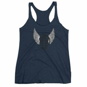 Grenade and Wings - Vintage Pineapple Hand Grenade Women's tank top - Image 2