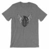 Grenade and Wings - Vintage Pineapple Hand Grenade T-Shirt - Image 7
