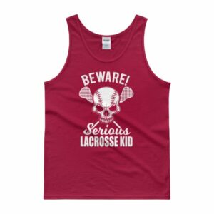 Beware Serious Lacrosse Kid Lacrosse Lovers T-Shirt Tank top - Image 7