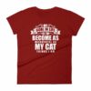 My Goal Is Be As Wonderful As My Cat Thinks I Am Women's T-Shirt - Image 14