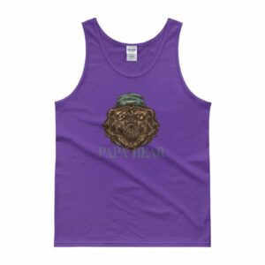 Papa Bear Grizzly Bear Daddy Tank top - Image 3