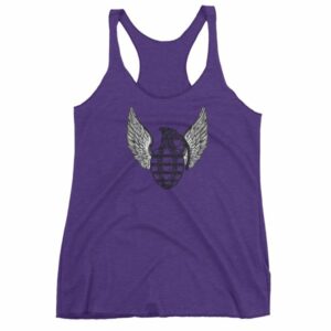 Grenade and Wings - Vintage Pineapple Hand Grenade Women's tank top - Image 4