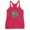 Surfing T-Rex Cool Surfing Dinosaur Women's tank top - Image 13